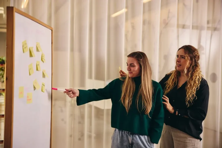 Ella en Laure van Doorstep workshop Ai