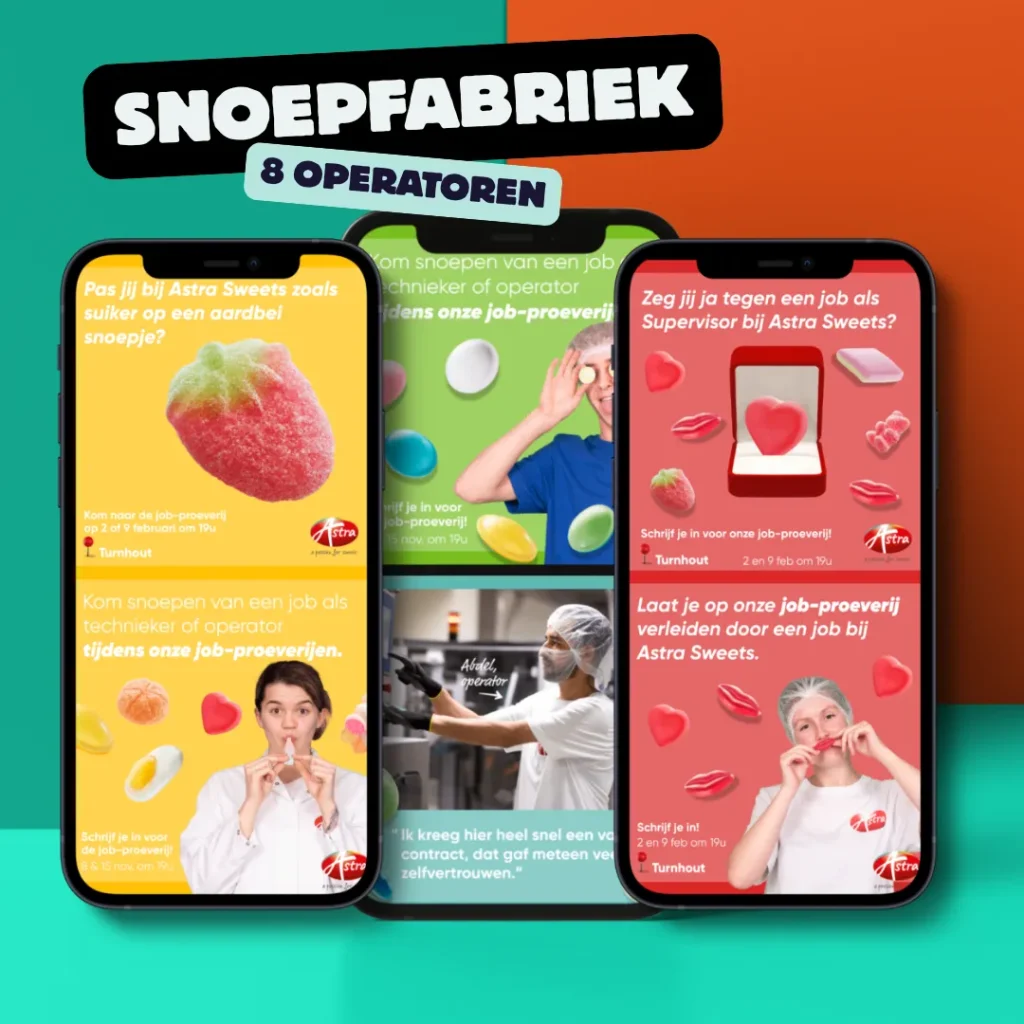 Campagnebeeld Astra Sweets: Het succesrecept van de snoepfabriek
