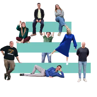 Het Doorstep-logo met het team