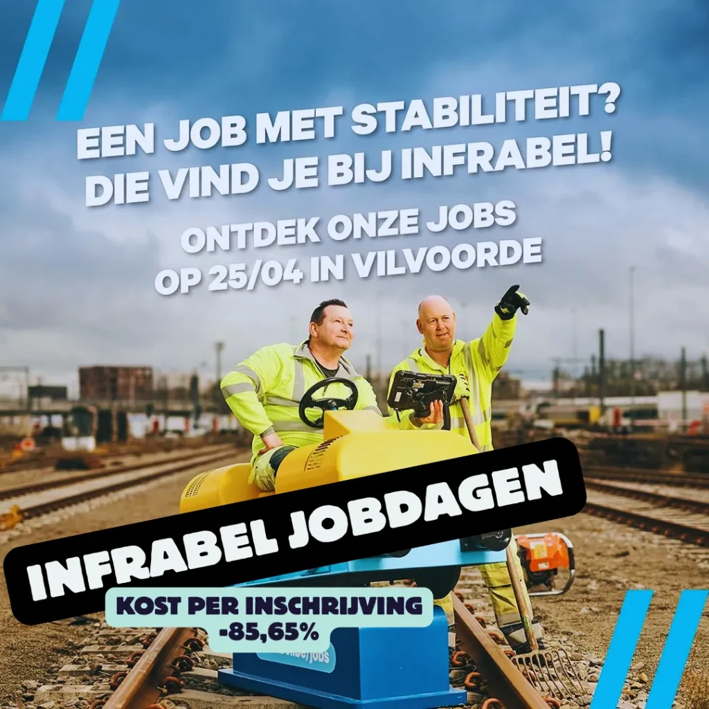 Campagnebeeld Infrabel: Hoe Doorstep de jobdagen van Infrabel op de juiste rails kreeg